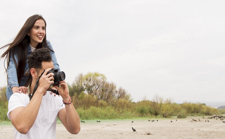 two friends taking photo RVR School of Photography