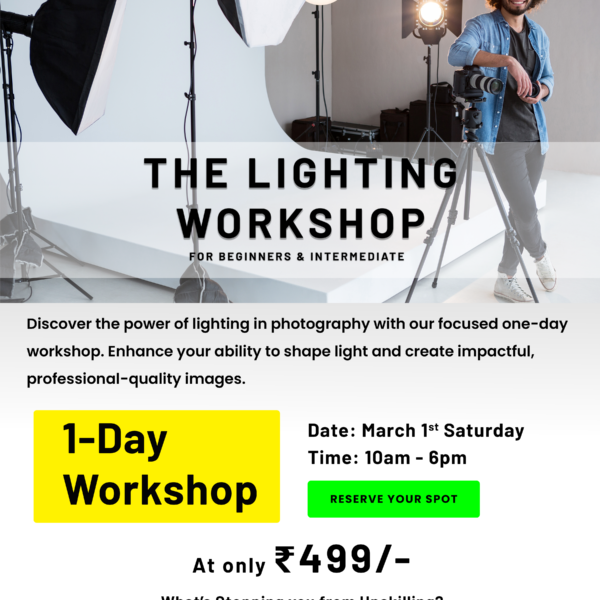 Lighting Workshop (1 – Day Workshop)